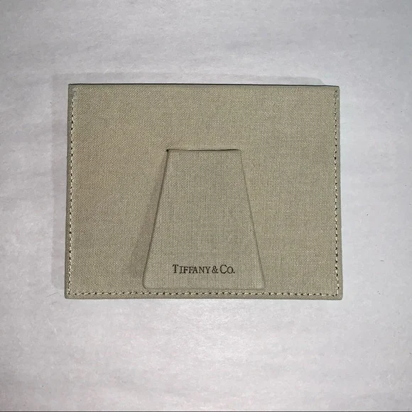 NIB leather TIFFANY & CO. double photo frame with box Decor